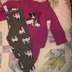 CARTER’S 2 piece outfit